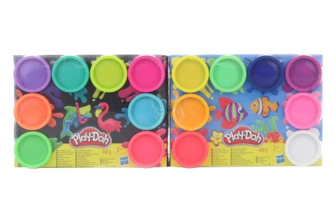 Play-doh paket 8 kom zdjela neonske boje