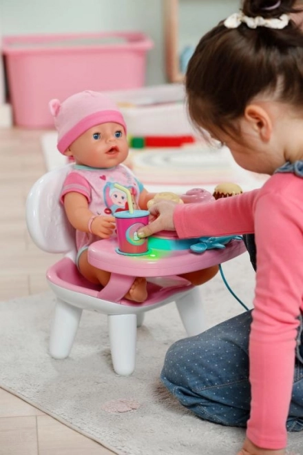 BABY born dječja stolica za hranjenje sa zvučnim efektima