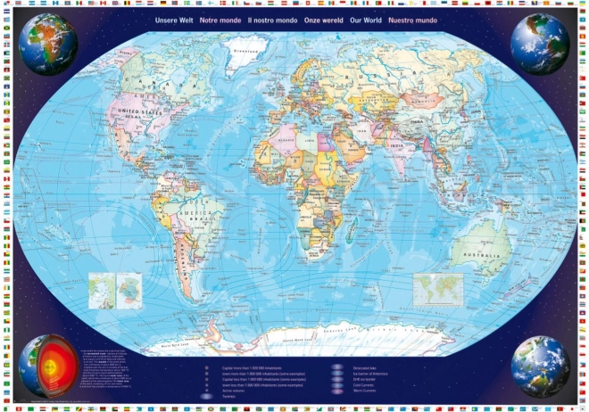 SCHMIDT Puzzle Naš svijet 2000 dijelova