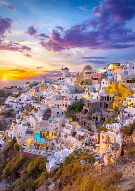 Slagalica Zalazak sunca nad Santorinijem 1000 dijelova