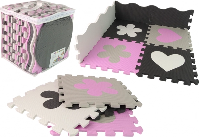 Pjenasta edukativna podloga EVA puzzle za bebe, 25 dijelova