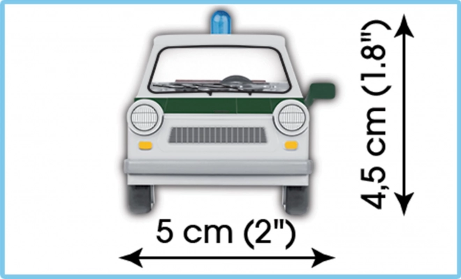 COBI 24541 Trabant 601 Policija, 1:35, 82 k