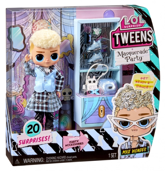 Tweens L.O.L. Surprise! maskenbal lutka Max Wonder