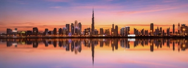 Panoramske puzzle Dubaški panorama 1000 dijelova