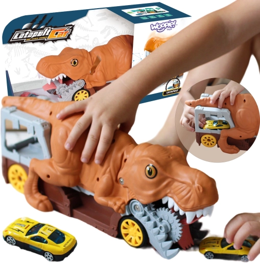 Woopie dinosaurus auto izbacivač s autom