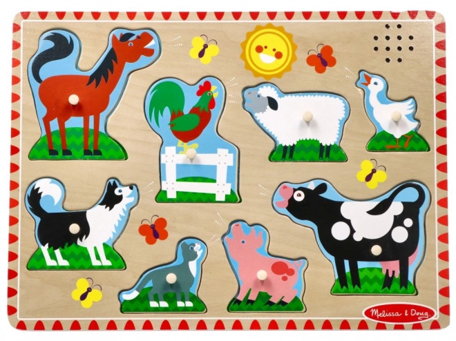 Zvučne puzzle - Životinje na farmi