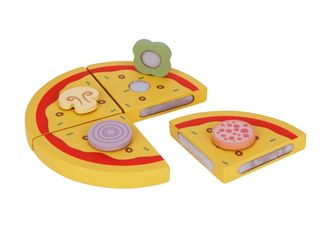 Tooky Toy drveni set za pizzu s dodacima