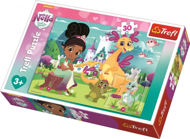 TREFL Puzzle Nella - Princeza Vitez 30 komada