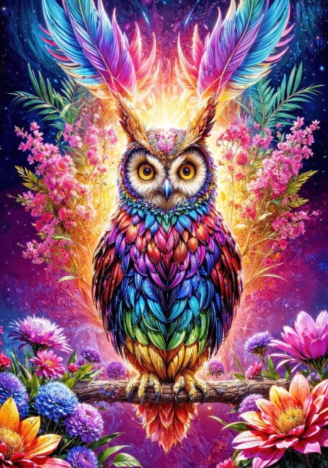 Uživajte u Puzzle Neonova Sova 3000 dijelova