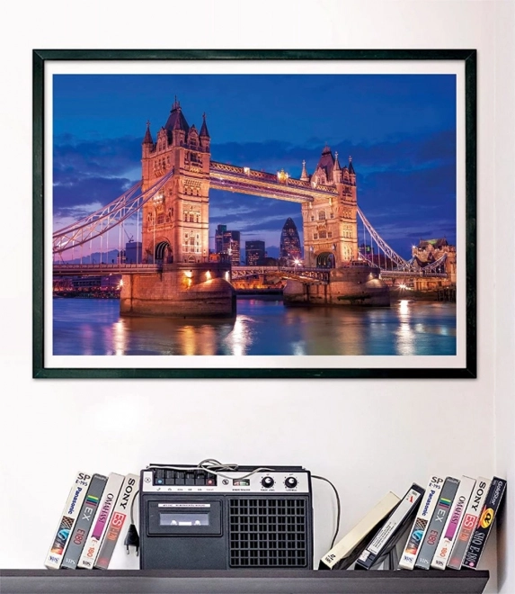 Puzzle 1000 dijelova - Tower Bridge noću