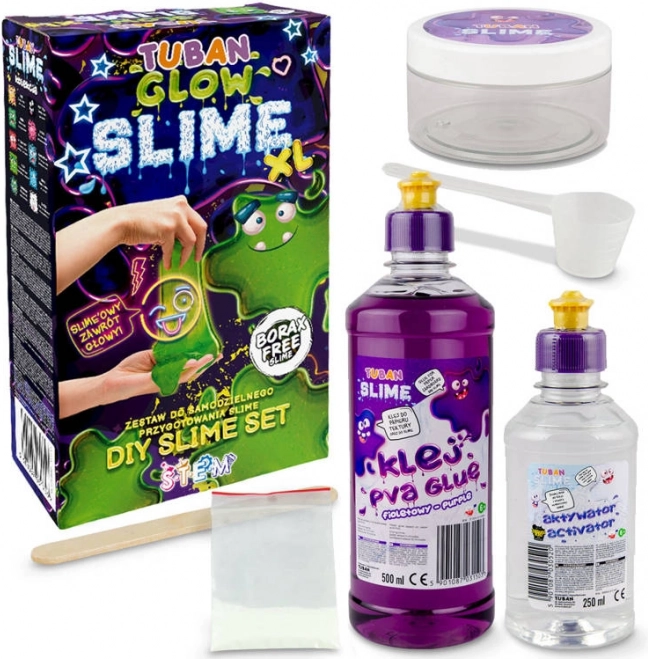 TUBAN slime set XL koji svijetli u mraku