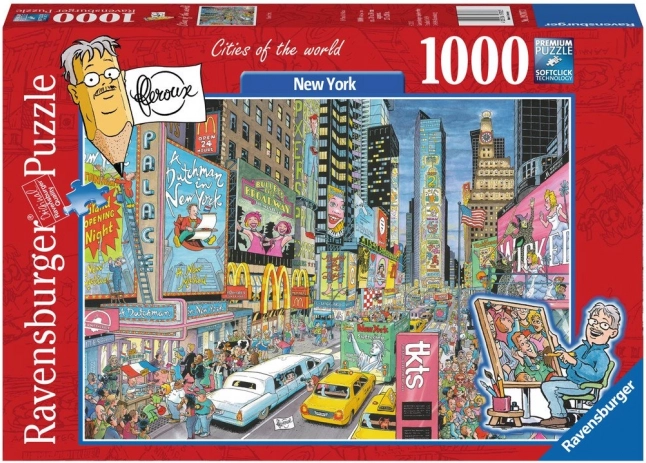 Ravensburger puzzle Gradovi svijeta New York 1000 dijelova