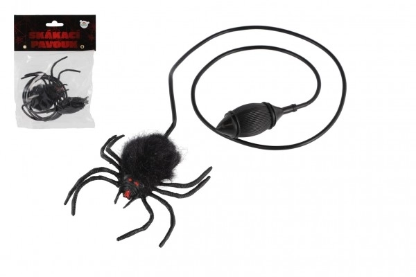 Skakajući pauk pliš/plastika 7cm u vrećici 14x19x3cm
