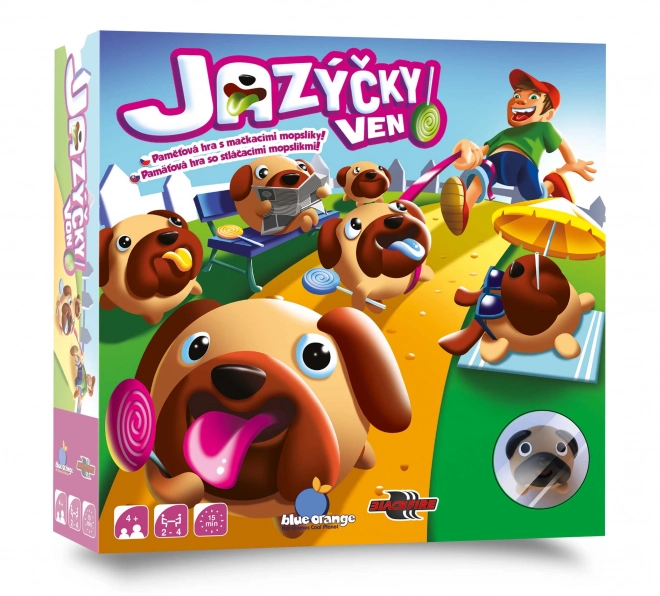 Jezici van! Igra pamćenja sa mopsevima