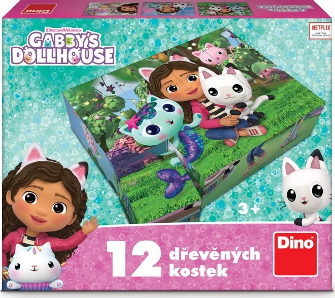 Drvene licencirane kocke Gabi – 12 kocaka