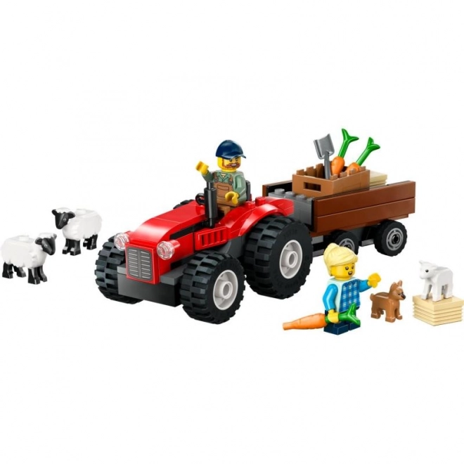 LEGO® City 60461 Crveni traktor s prikolicom i ovcama