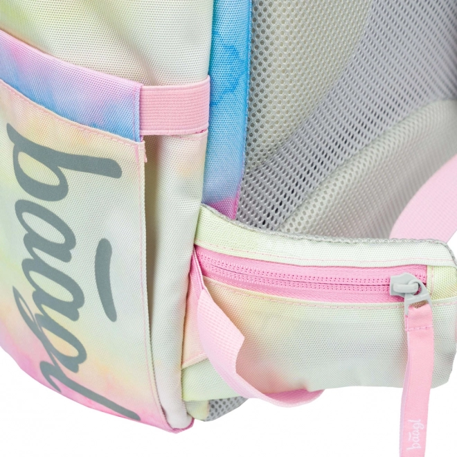 BAAGL Školski ruksak Airy Rainbow Unicorn