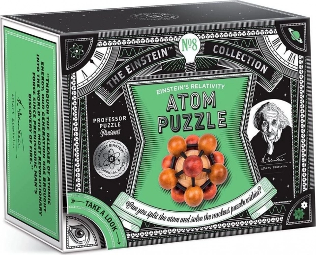 Profesor Puzzle Drveni Zagonetka Atom