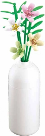 sluban flowers frezije u vazi građevni set