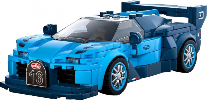 Konstruktorski set sportski automobil 336 dijelova – plavi
