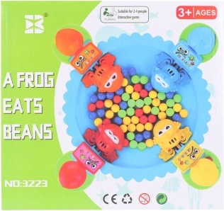 Gladne žabe – interaktivna društvena igra za djecu 3+