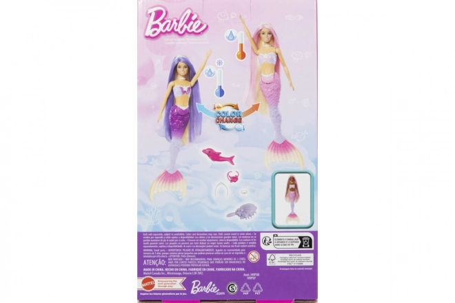 Barbie sirena Malibu mijenja boju