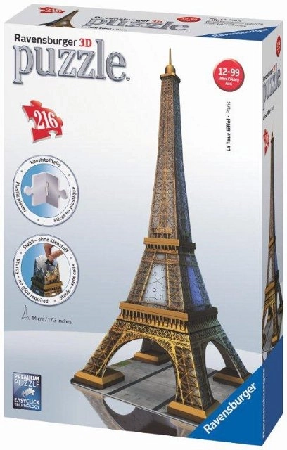 Ravensburger 3D puzzle Eiffelov toranj