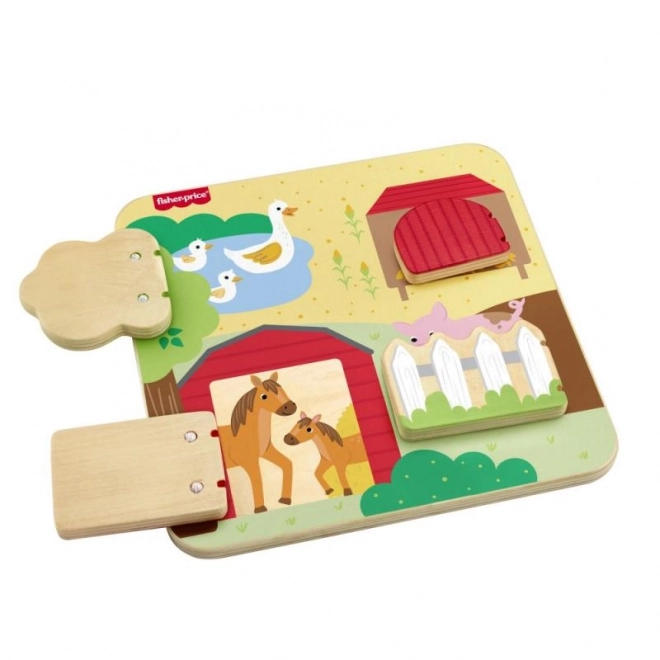 Fisher-Price drvena igra skrivača sa životinjama