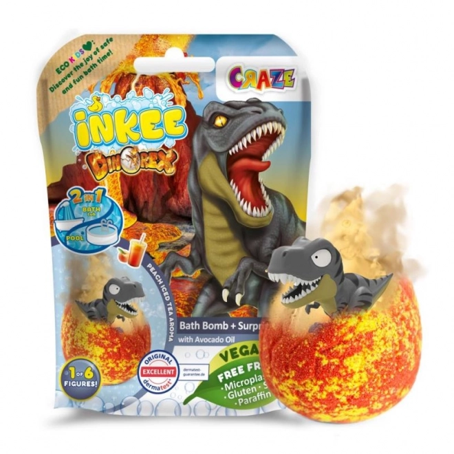 Šumeća bomba za kadu s iznenađenjem Dinosaurus