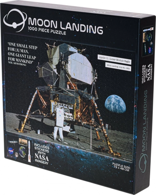 Puzzle NASA: slijetanje na Mjesec – 1000 dijelova