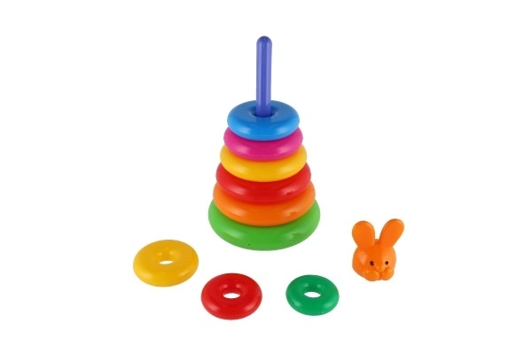 Složivi prstenasti toranj plast 28 cm različite boje u mreži 12m+