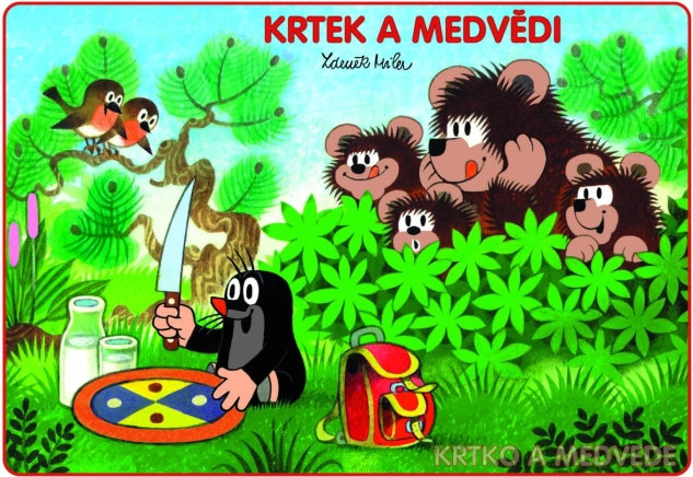 Bojanka A5 Krtica i medvjedi