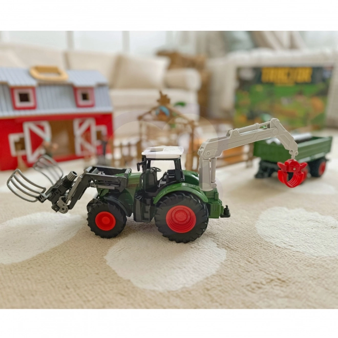 Set poljoprivrednih strojeva mini traktor farma WOOPIE
