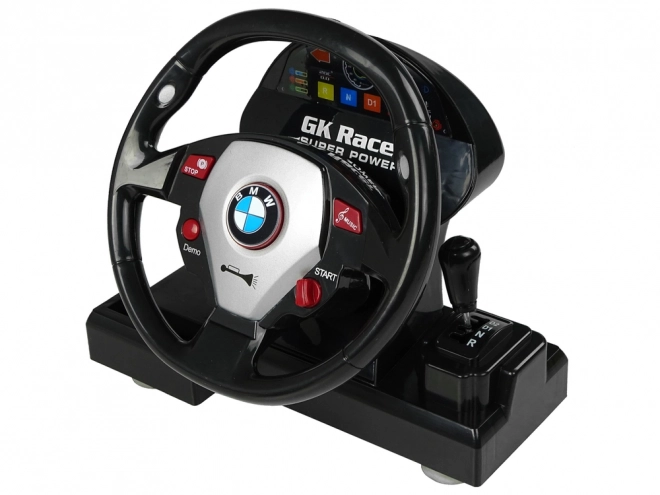 BMW M3 daljinski upravljani auto crni 2.4G upravljanje volanom 1:18 zvučna svjetla