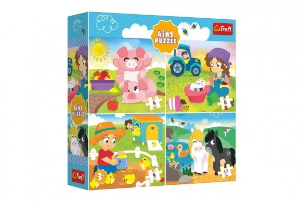 Puzzle Životinje na Selu