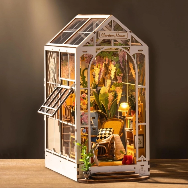 RoboTime 3D puzzle Stalak za knjige Garden House (drveni)