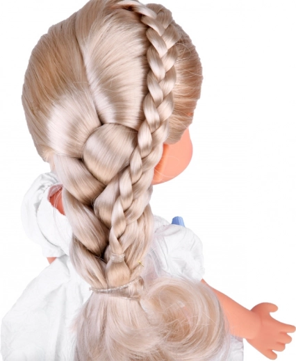 Duga plava kosa pogodna za češljanje