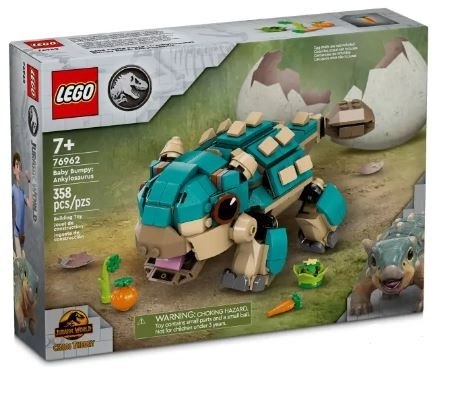 LEGO Jurassic World 76962 Mali Ankylosaurus Bumpy
