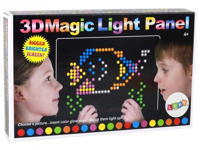 Čarobna edukativna 3D osvijetljena ploča