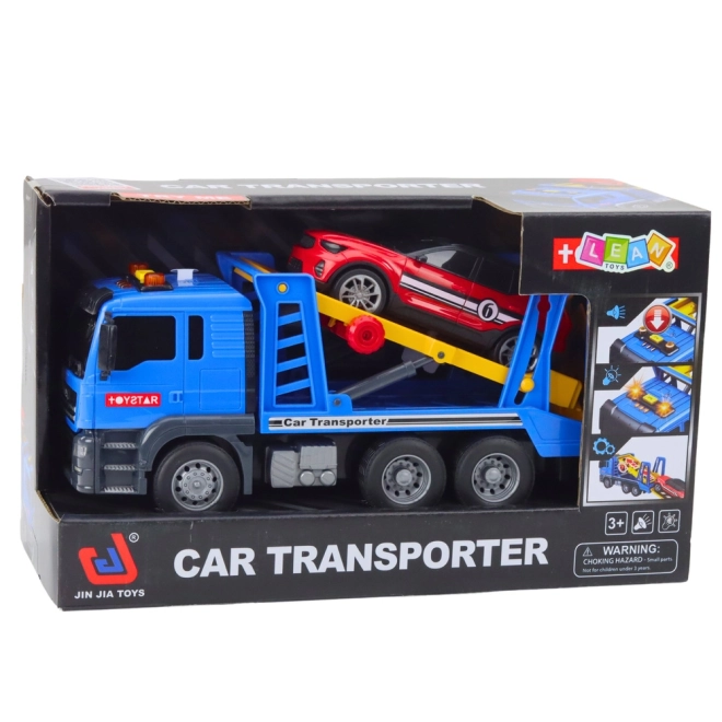 Vučna auto-transportna platforma s osobnim automobilom sa svjetlima i zvukovima TOYSTAR