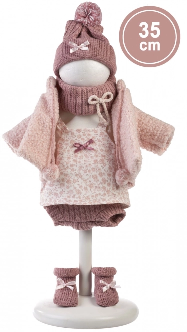 Llorens 535S SARA - realistična lutka s mekanim platnenim tijelom - 35 cm