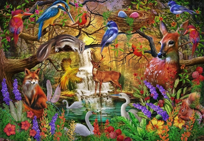 Bluebird puzzle Zlatna šuma 1000 dijelova