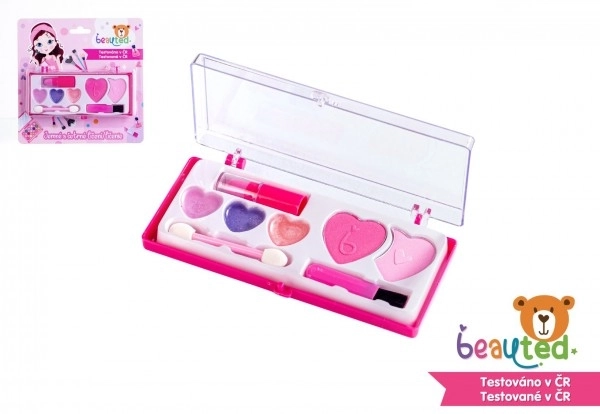 Dječji set za šminkanje beauted na paleti na kartici 17x17x2cm