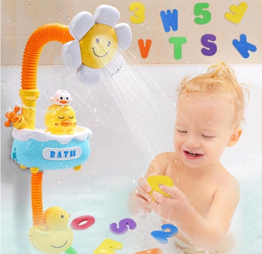 Nježna vodena prskalica iz nasmijanog cvijeta