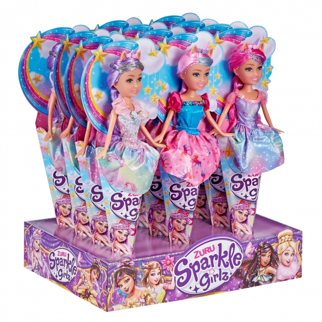 Vila jednorog Sparkle Girlz u kornetu
