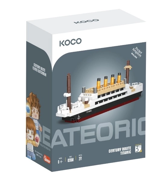 Konstruktor mini Titanic plastični