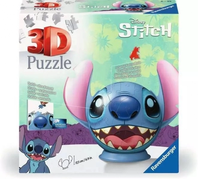 RAVENSBURGER Puzzleball Stitch sa ušima 77 dijelova