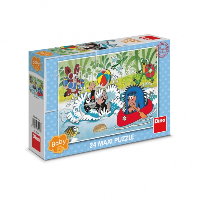 Dino Puzzle Krtek u vodi 24 dijelova maxi