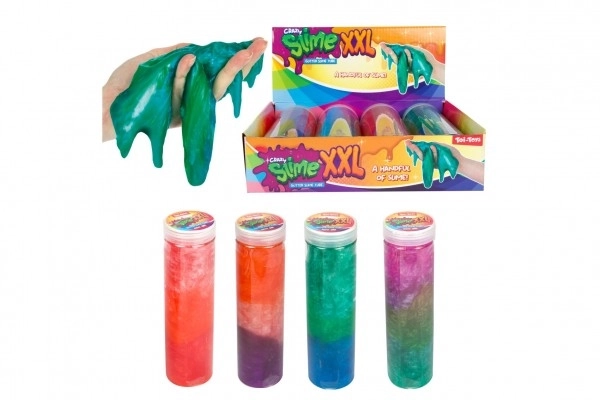 Sluz - sjajna masa 400g 20cm u plastičnoj cijevi 4 boje 4 kom u kutiji