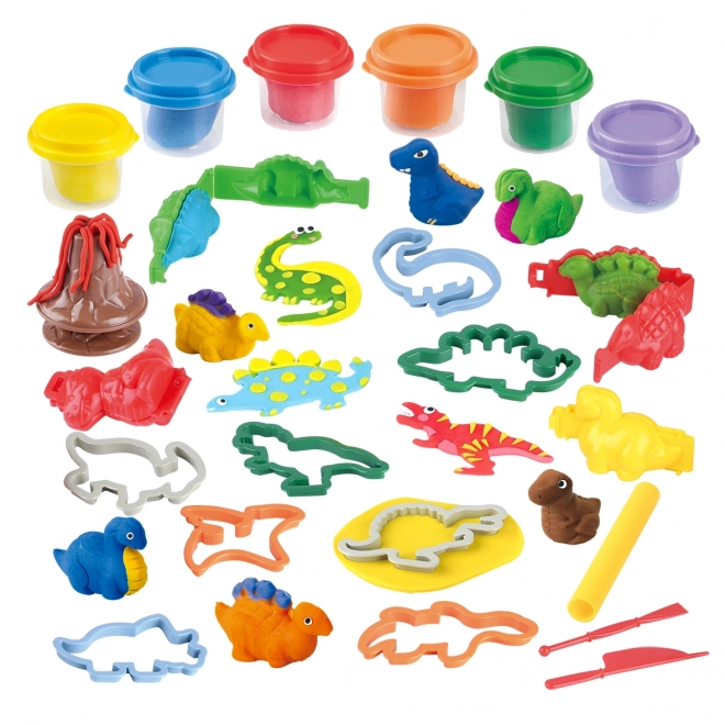 Playgo Modelina dinosaur 6x56g